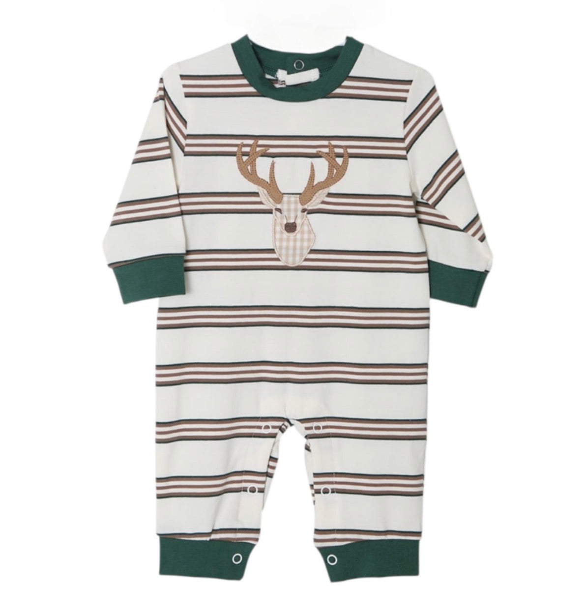 Deer Applique Boys Romper