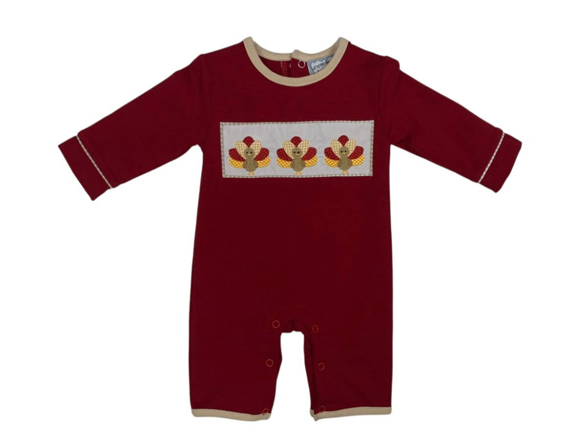 Turkey Trot Boys Romper