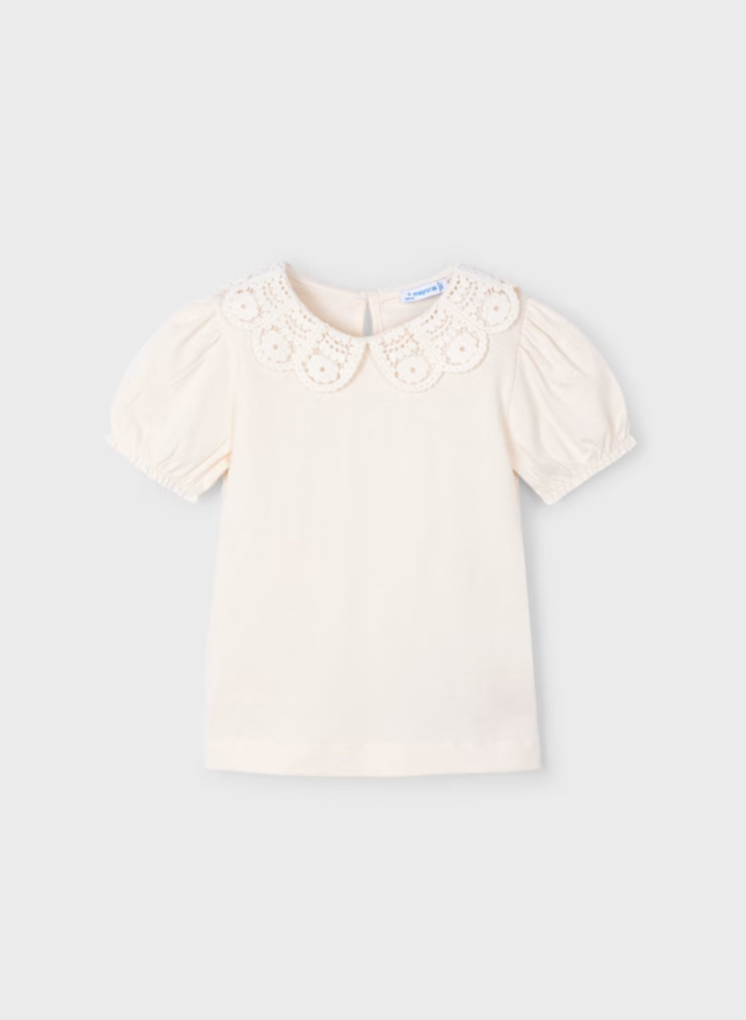 Crochet Collar Tshirt