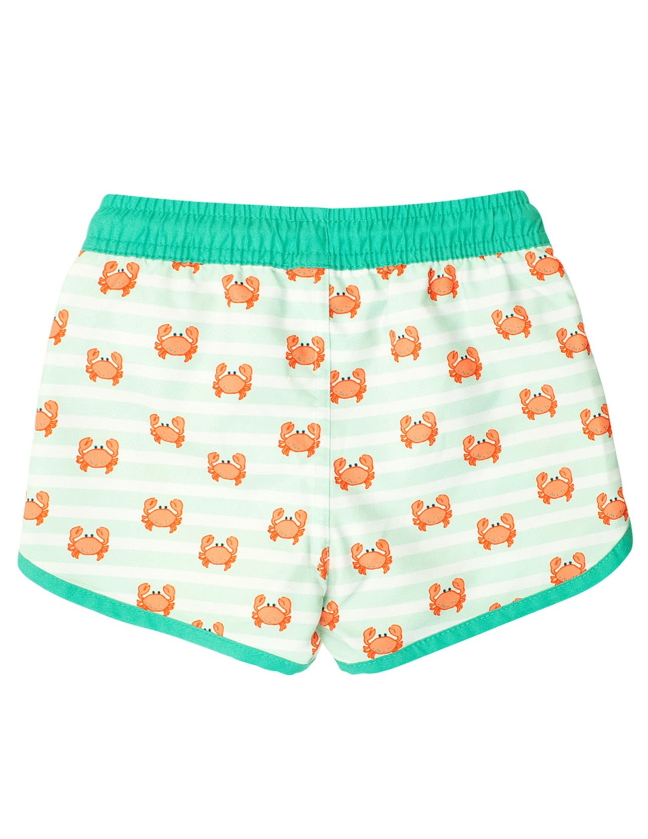 Dolphin Hem Swim Trunks- Crabby Cove