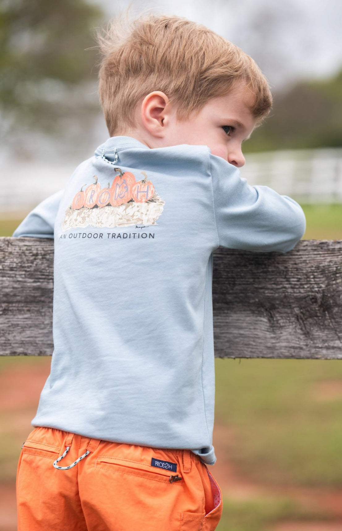 Long Sleeve Cotton Tee-Ash