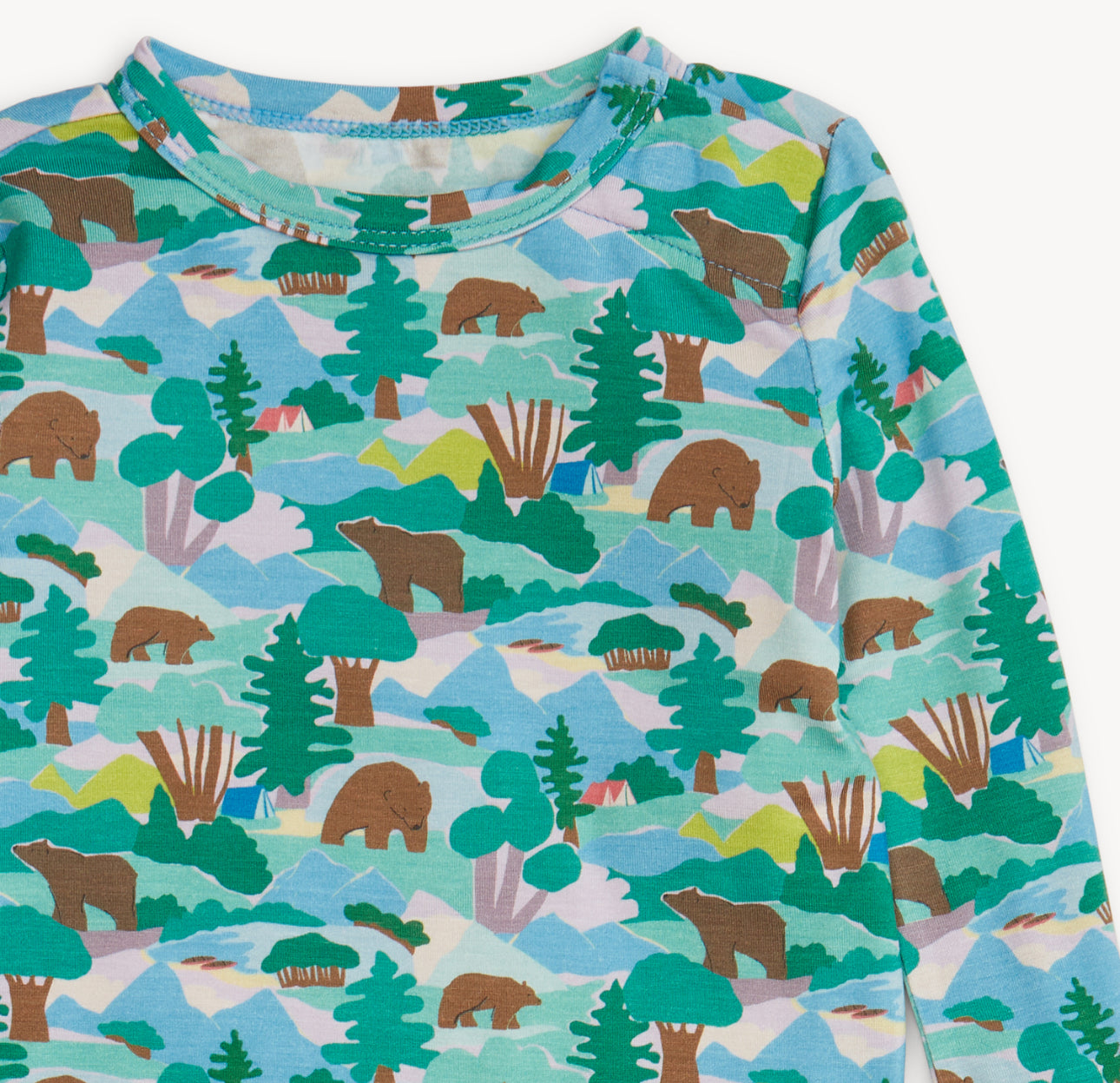 Camo Cubs Modal L/S Pajama