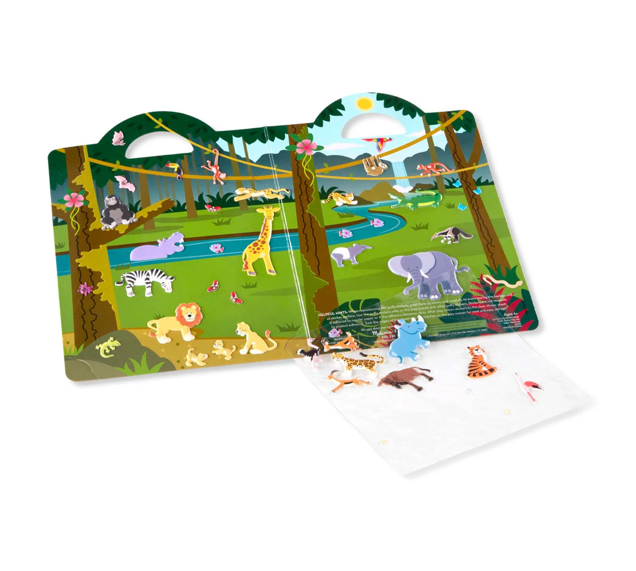 Puffy Sticker Play Set - Safari