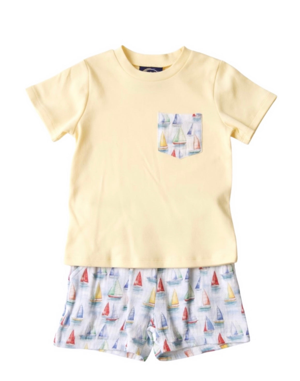 Sail Away Boys Short Set