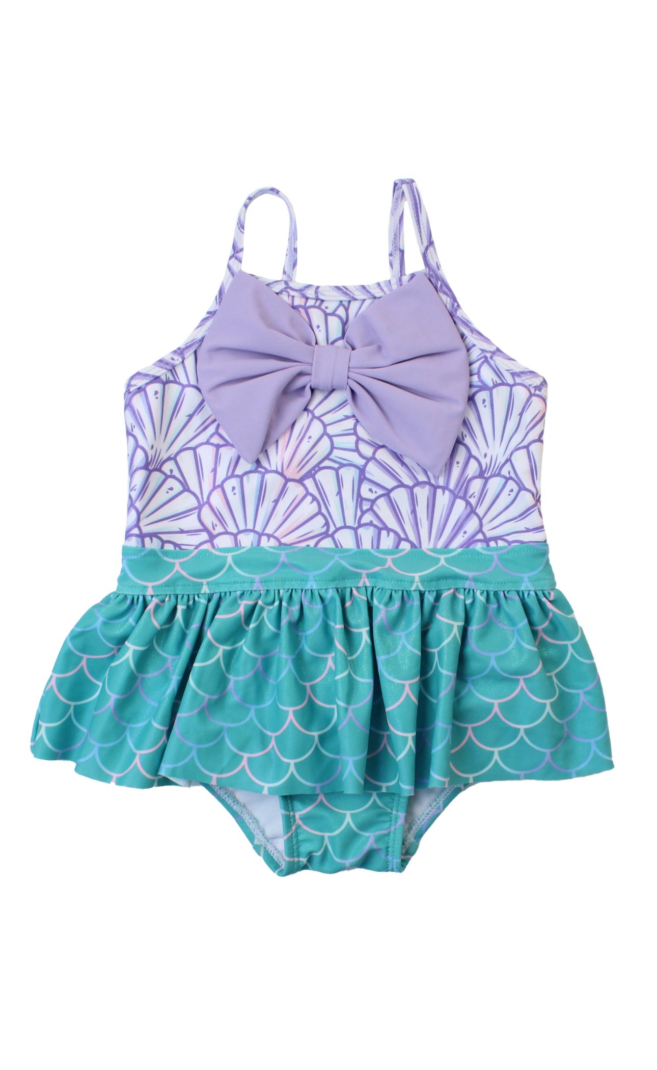 Big Bow Skirted One Piece -Magical Mermaid