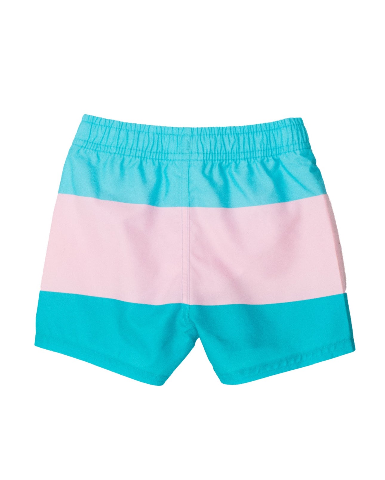 Swim Trunk-Neon Pool Party Color Block