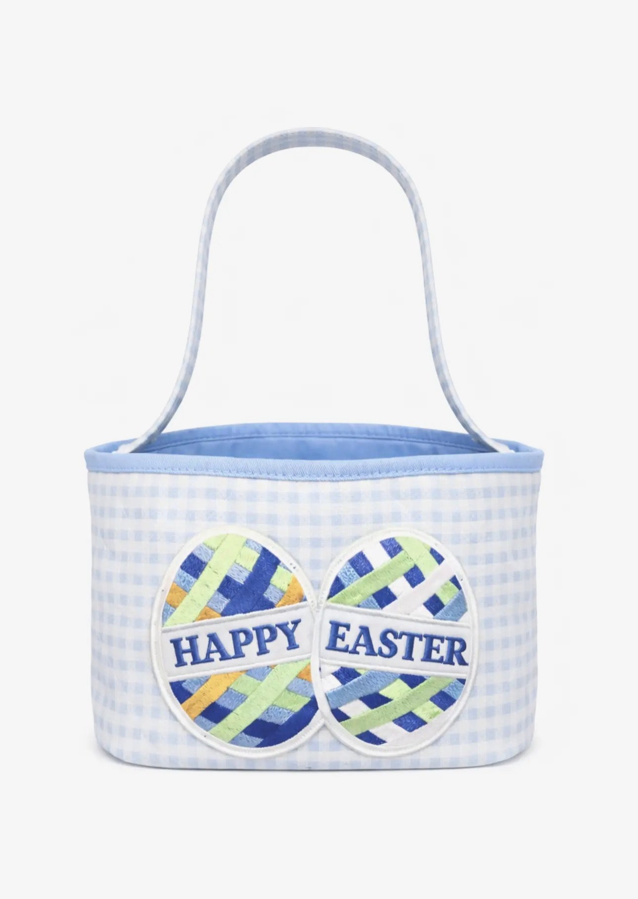 Blue Happy Easter Petite Basket