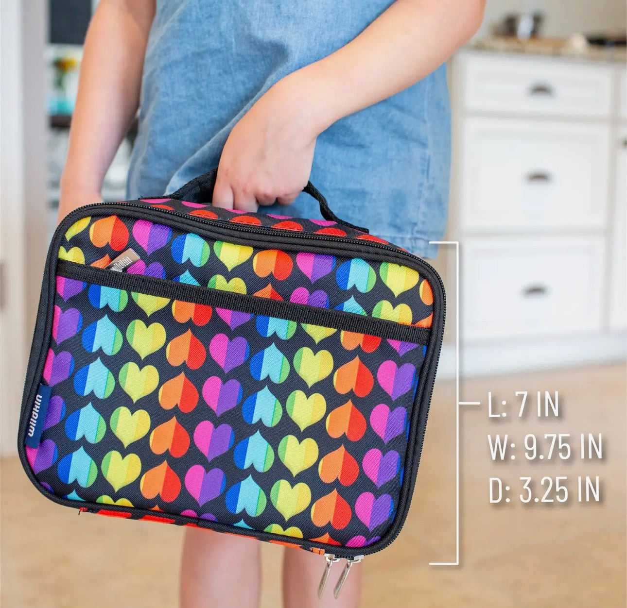 Rainbow Hearts Lunch Box