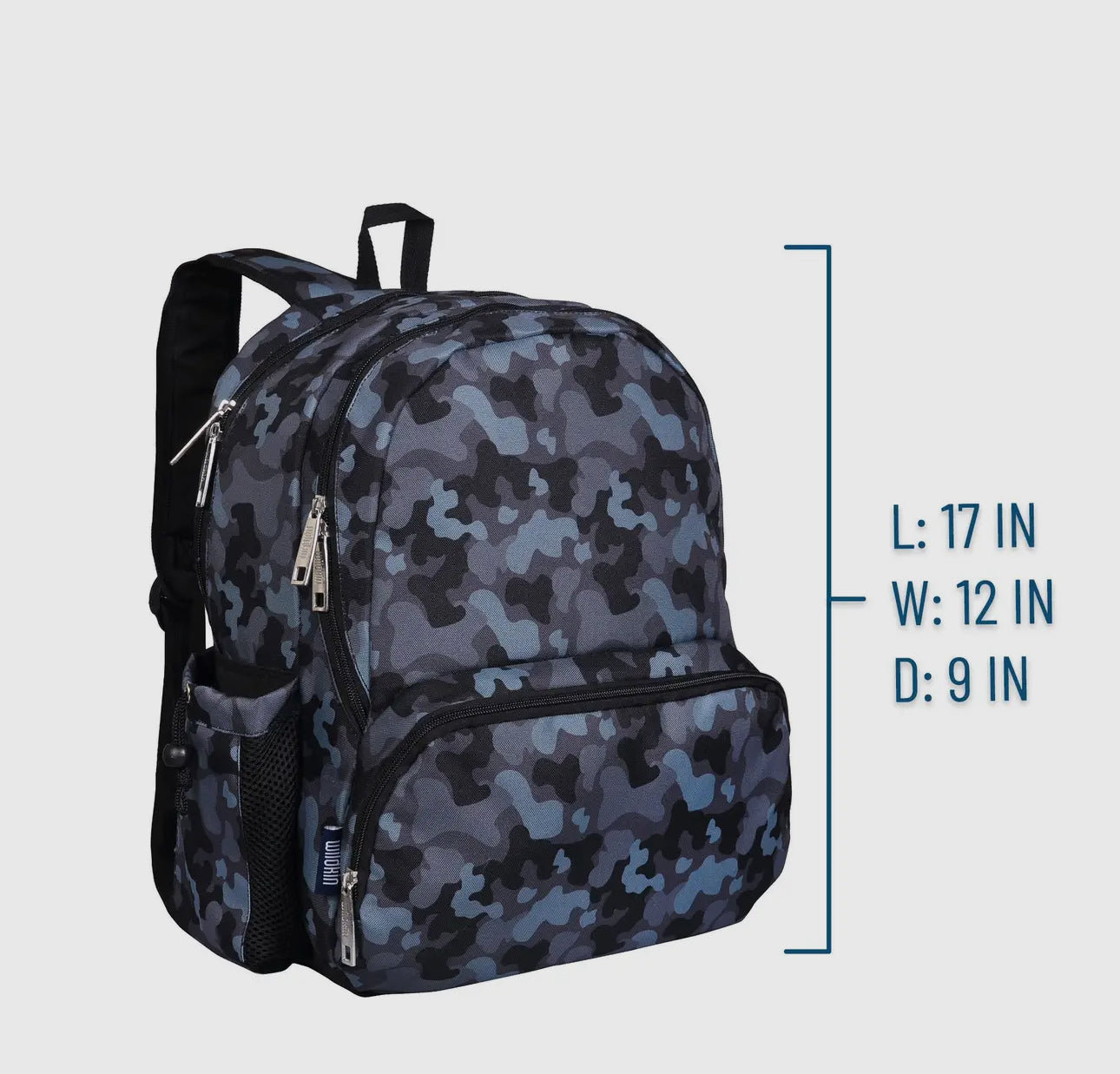 Black Camo Backpack 17in