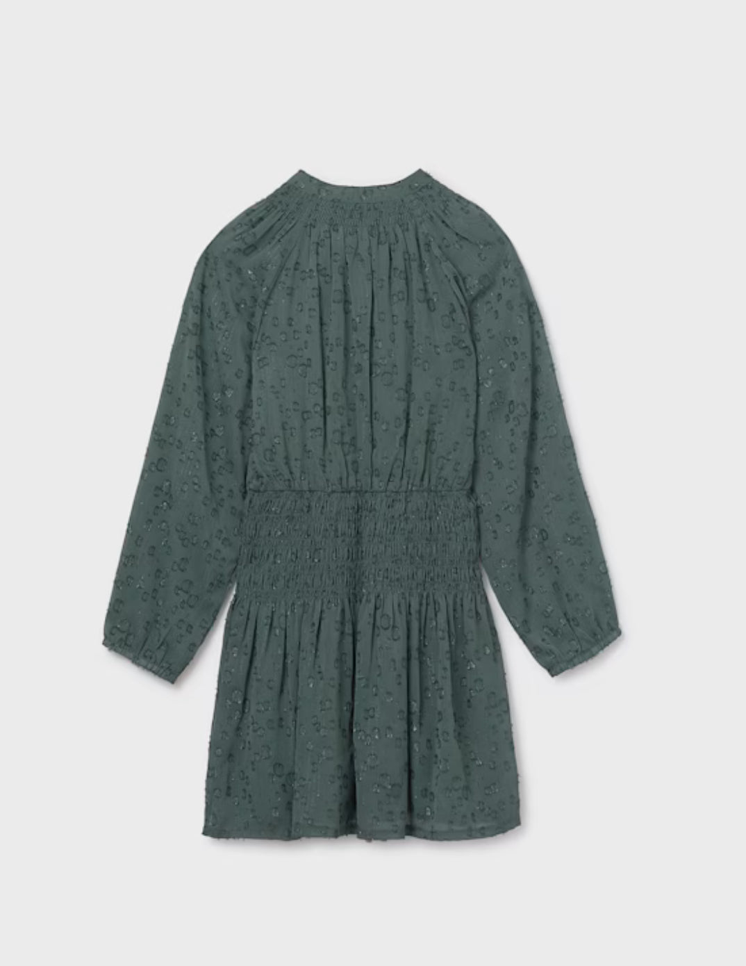 Girl Chiffon Dress- Eucalyptus