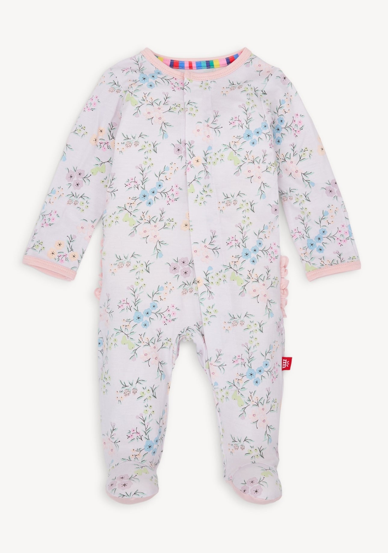 Emily Modal Footie w/ Ruffle