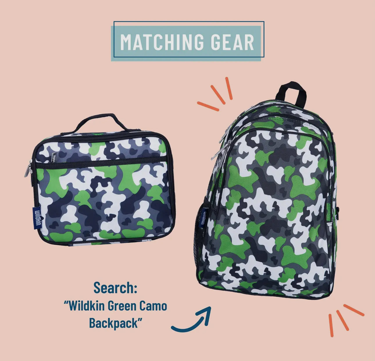 Green Camo Lunch Box