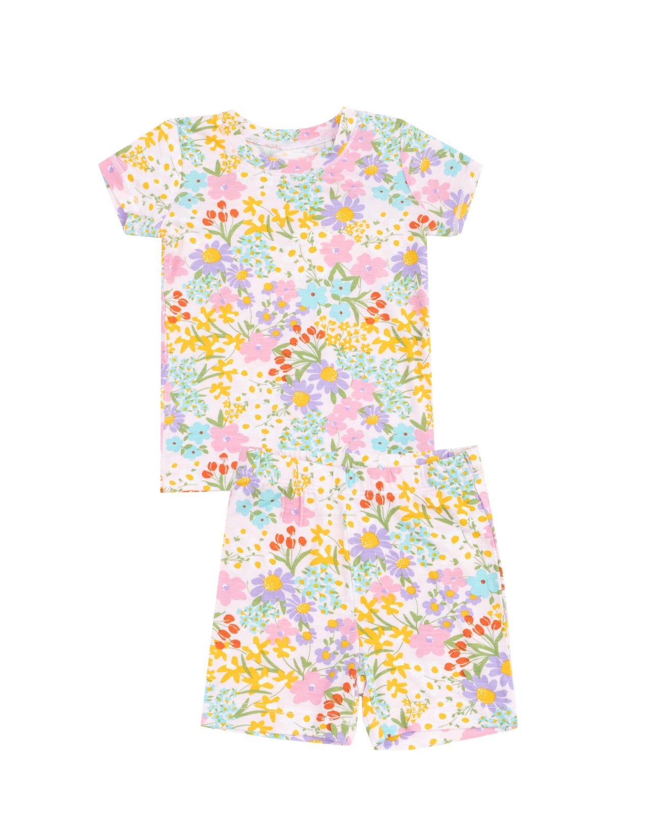 Amelia Floral Short Loungewear Set