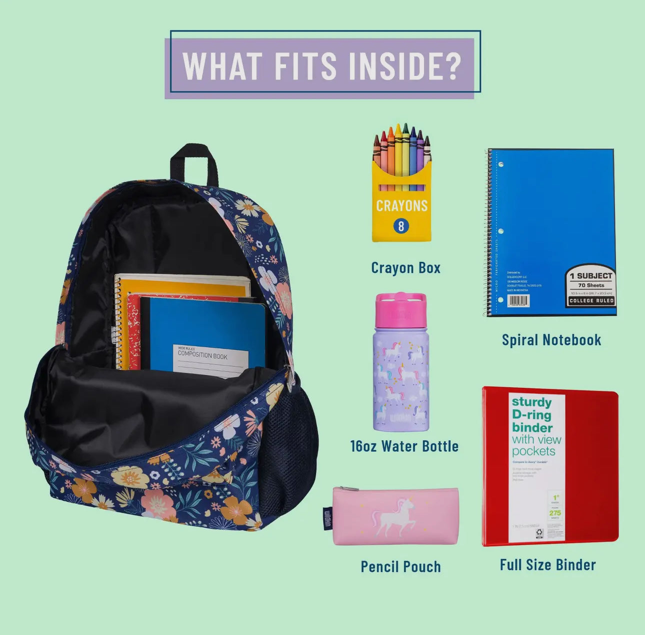Wildflower Bloom 16in Backpack