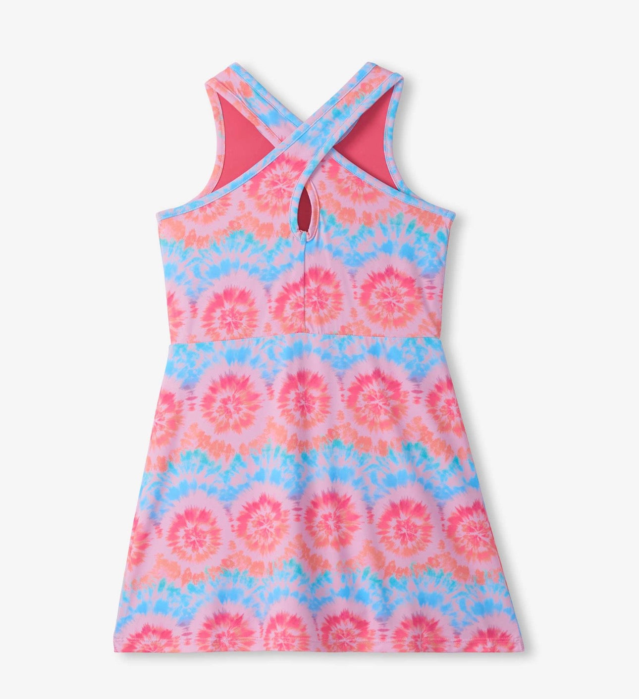 Starburst Tie Dye Active A-Line Dress