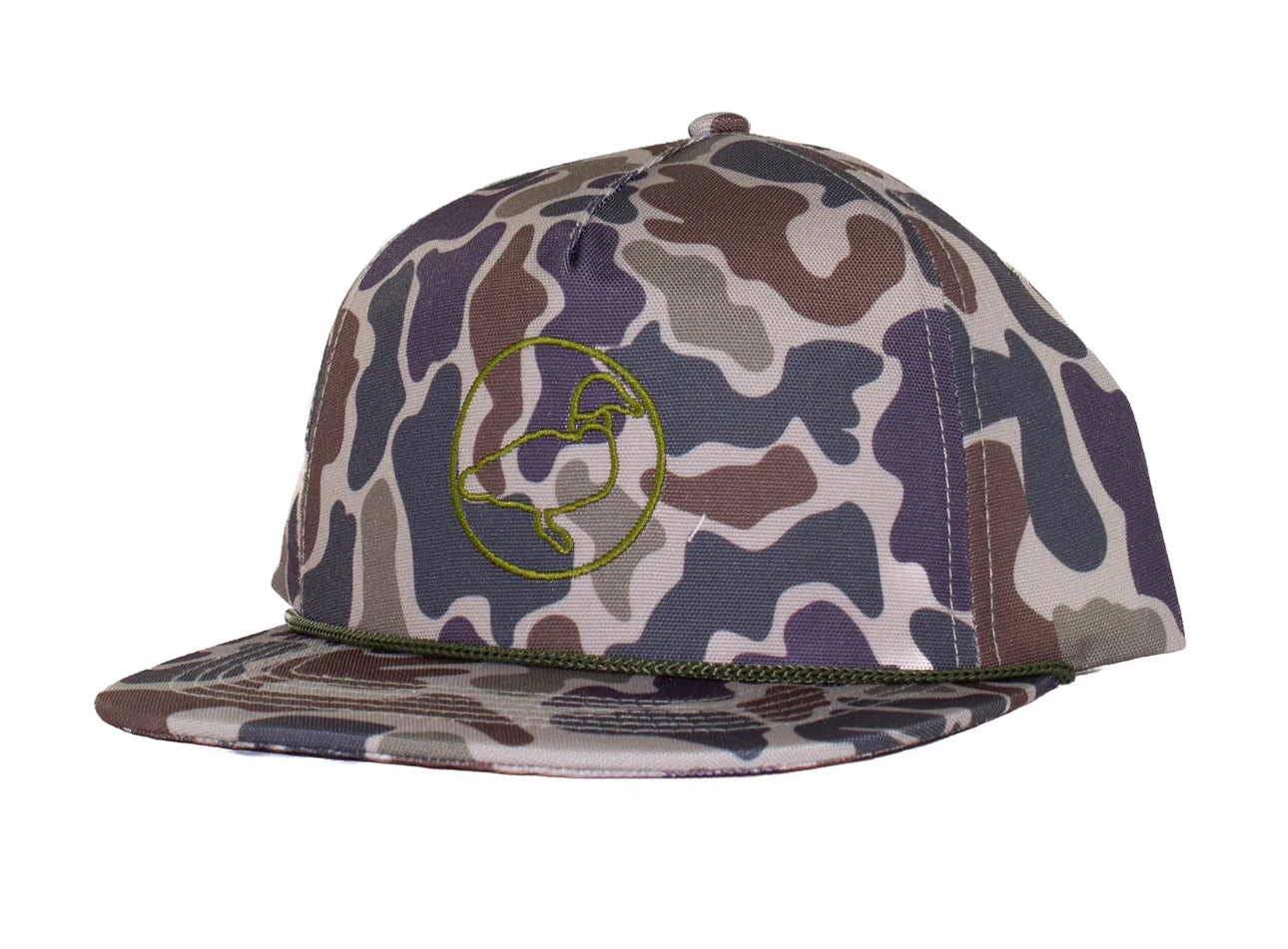 Boys Rope Hat Vintage Camo