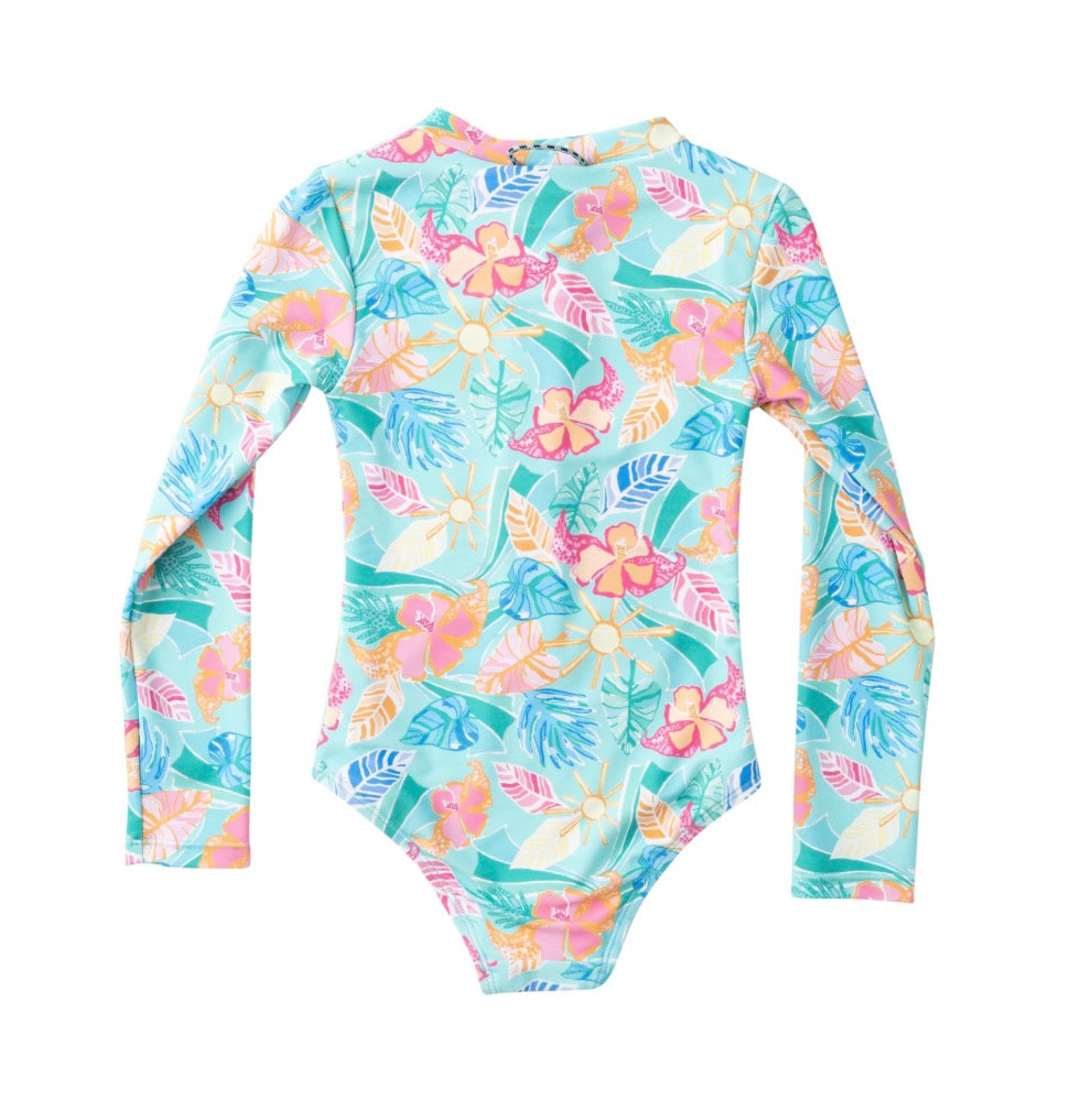 Girls' Surf and Turf One Piece Swimsuit