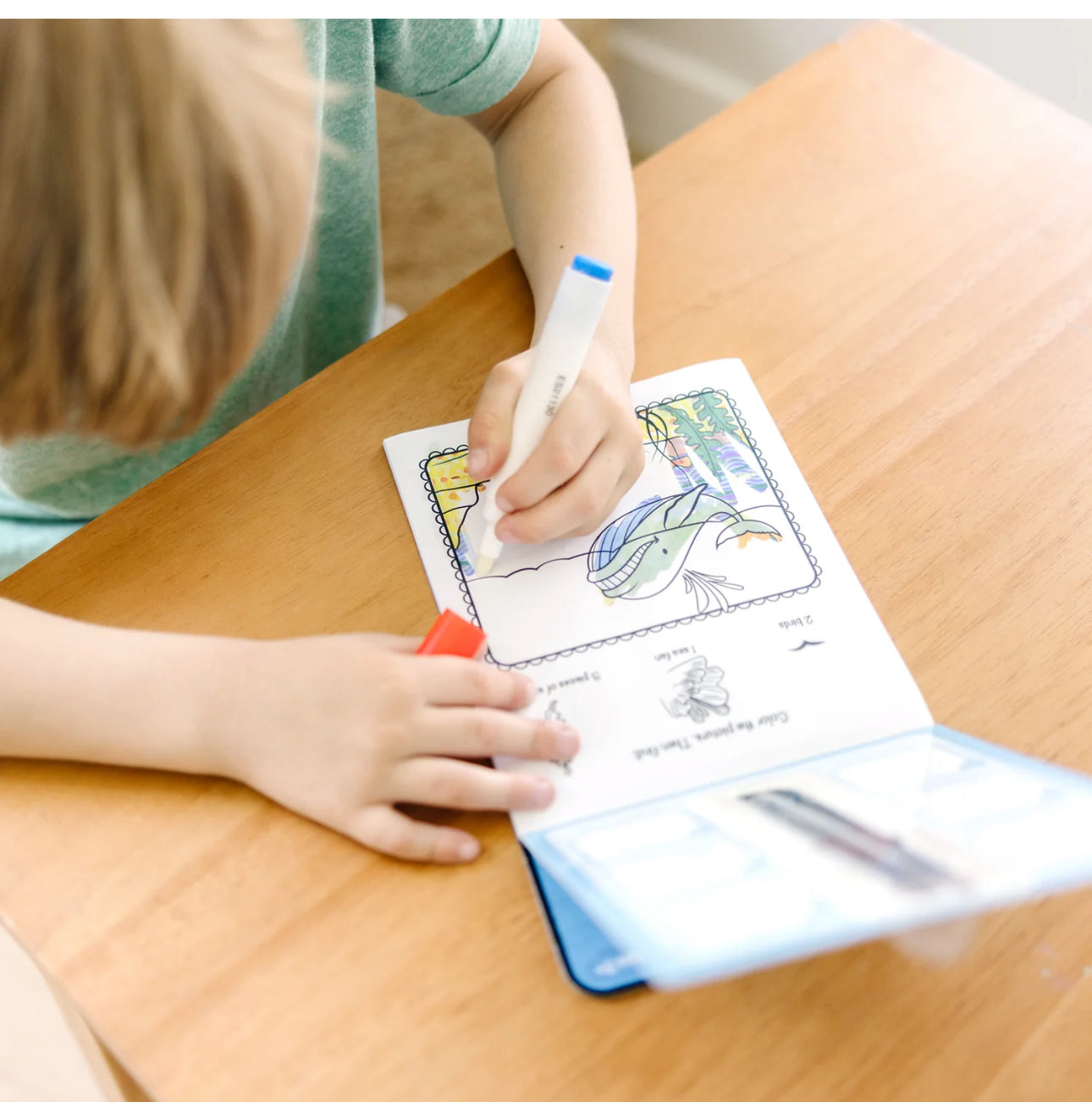 On the Go Colorblast Sea Life No-Mess Coloring Pad