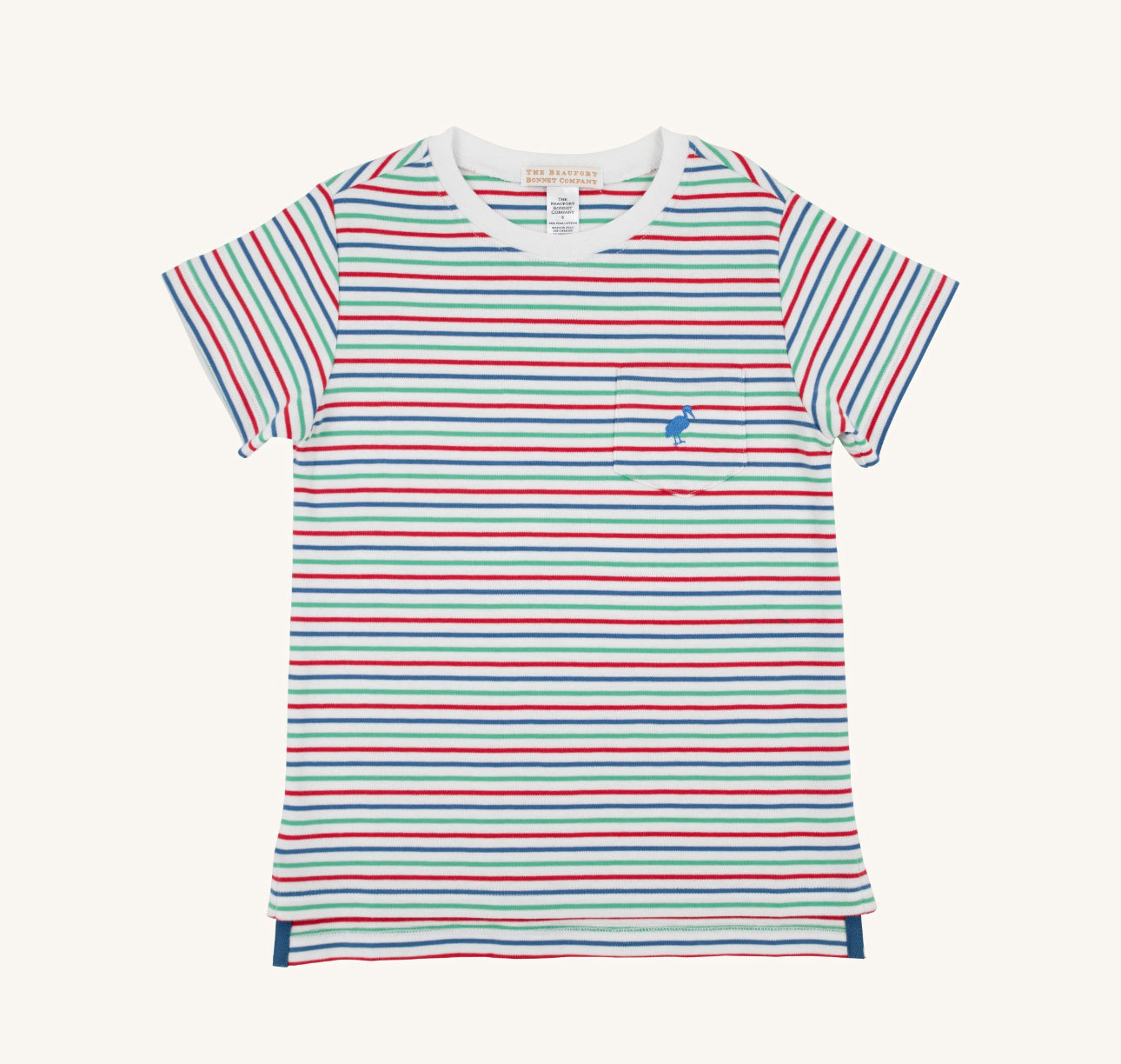 Carter Crewneck-Simsbury Stripe/Worth Ave White/Wood Boat Blue