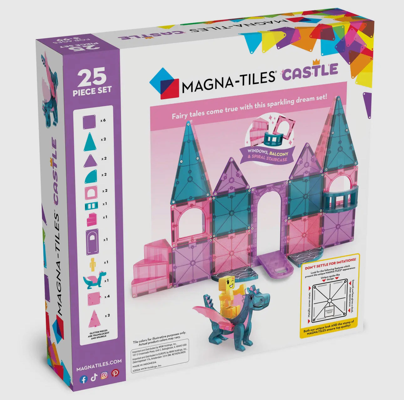 Magna-Tiles Castle 25 piece set
