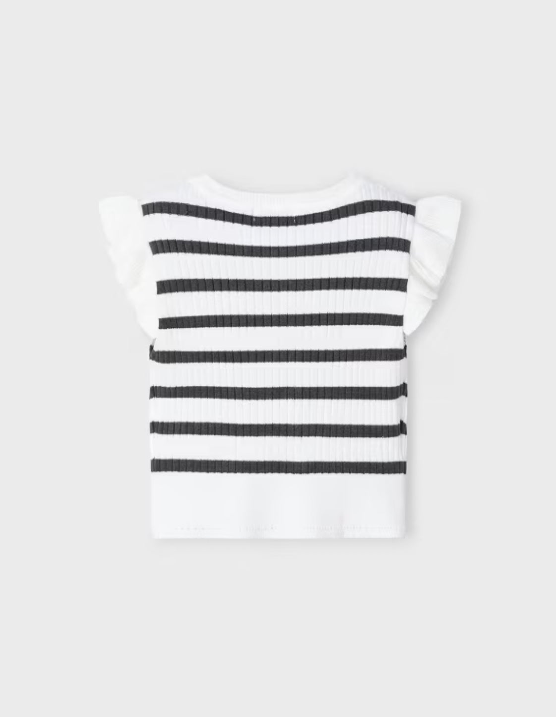 Girl Ribbed Knit Top