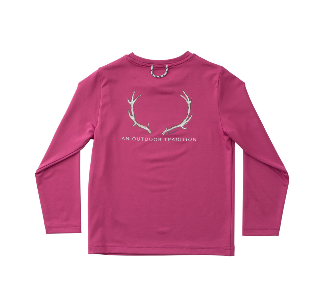 Girls' Long Sleeve Pro Performance Fishing Tee-RST