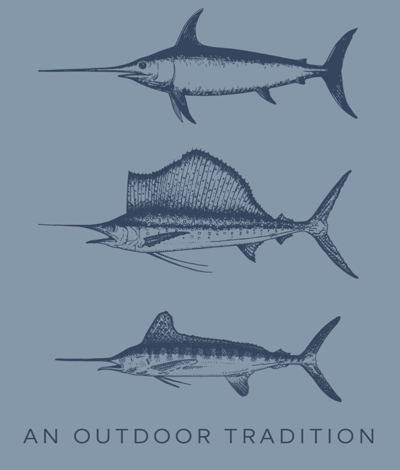 Pro Performance Hoodie Fishing Tee-Ash