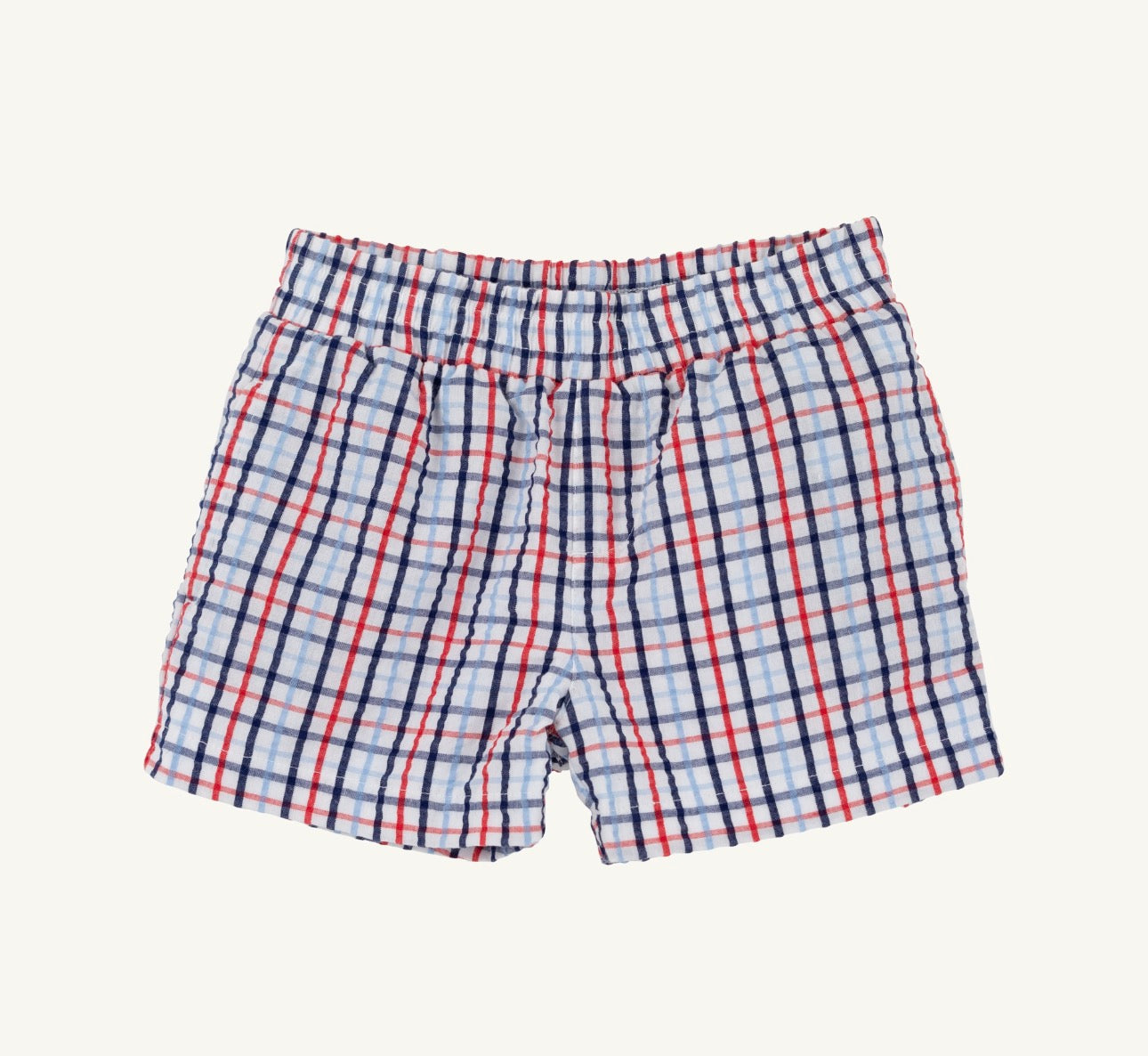 Sheffield Shorts-Seersucker-Pierce Mill Plaid Seersucker/Nantucket Navy