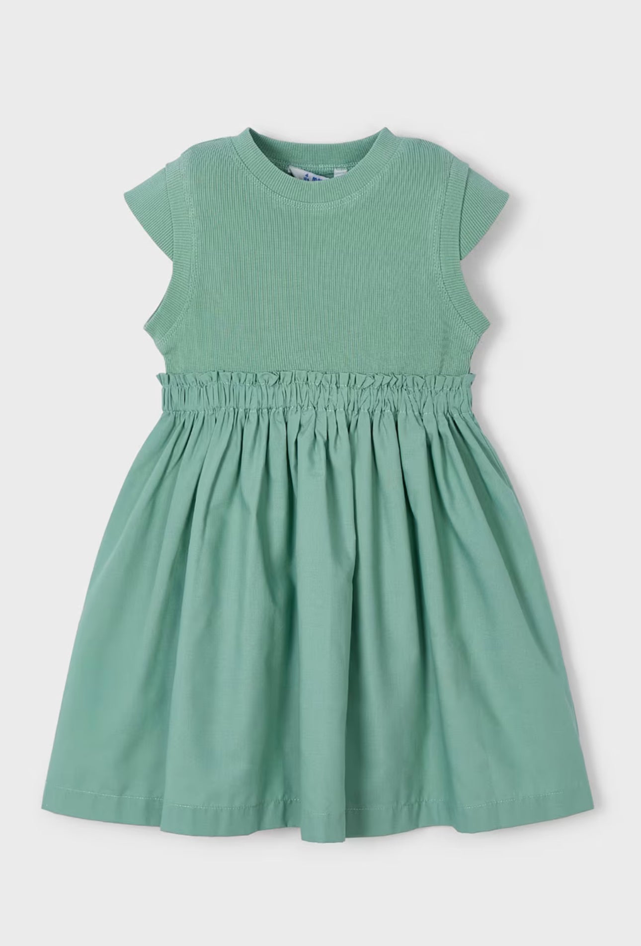 Girl Ribbed Combined Dress