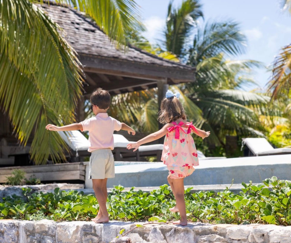 Lainey’s Little Set-Broadcloth-The Flower in the Dell/Palm Springs Punch