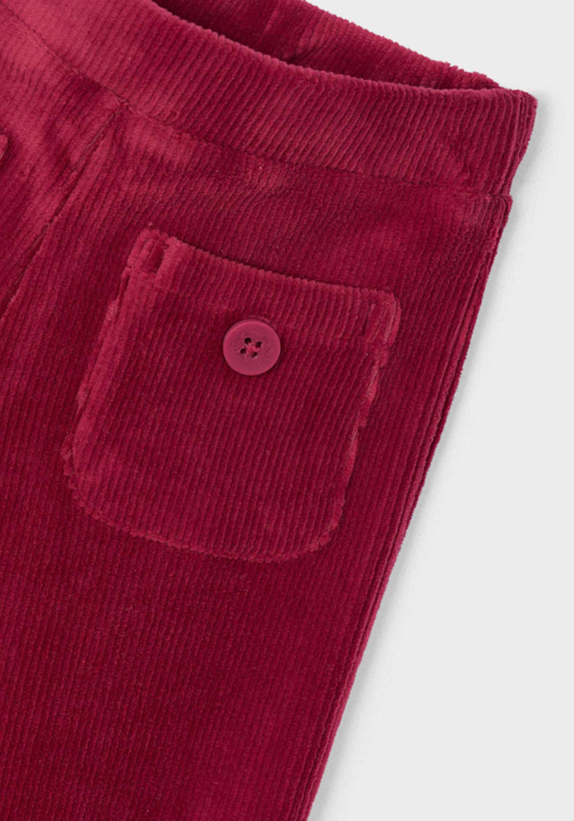 Girl Corduroy Pants- Cherry
