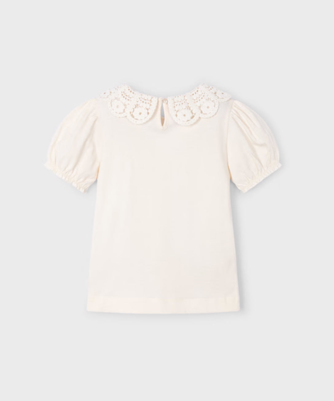 Crochet Collar Tshirt