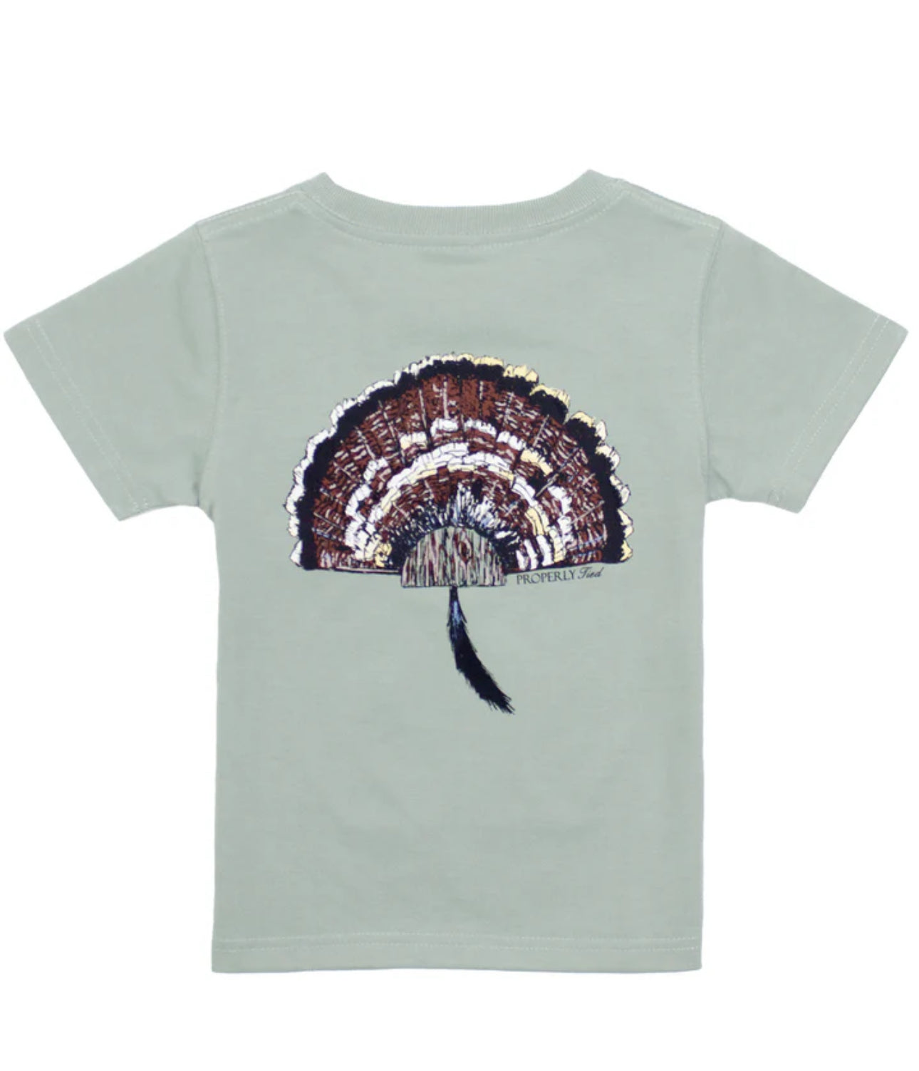 Boys Turkey Mount SS Chrome Grey