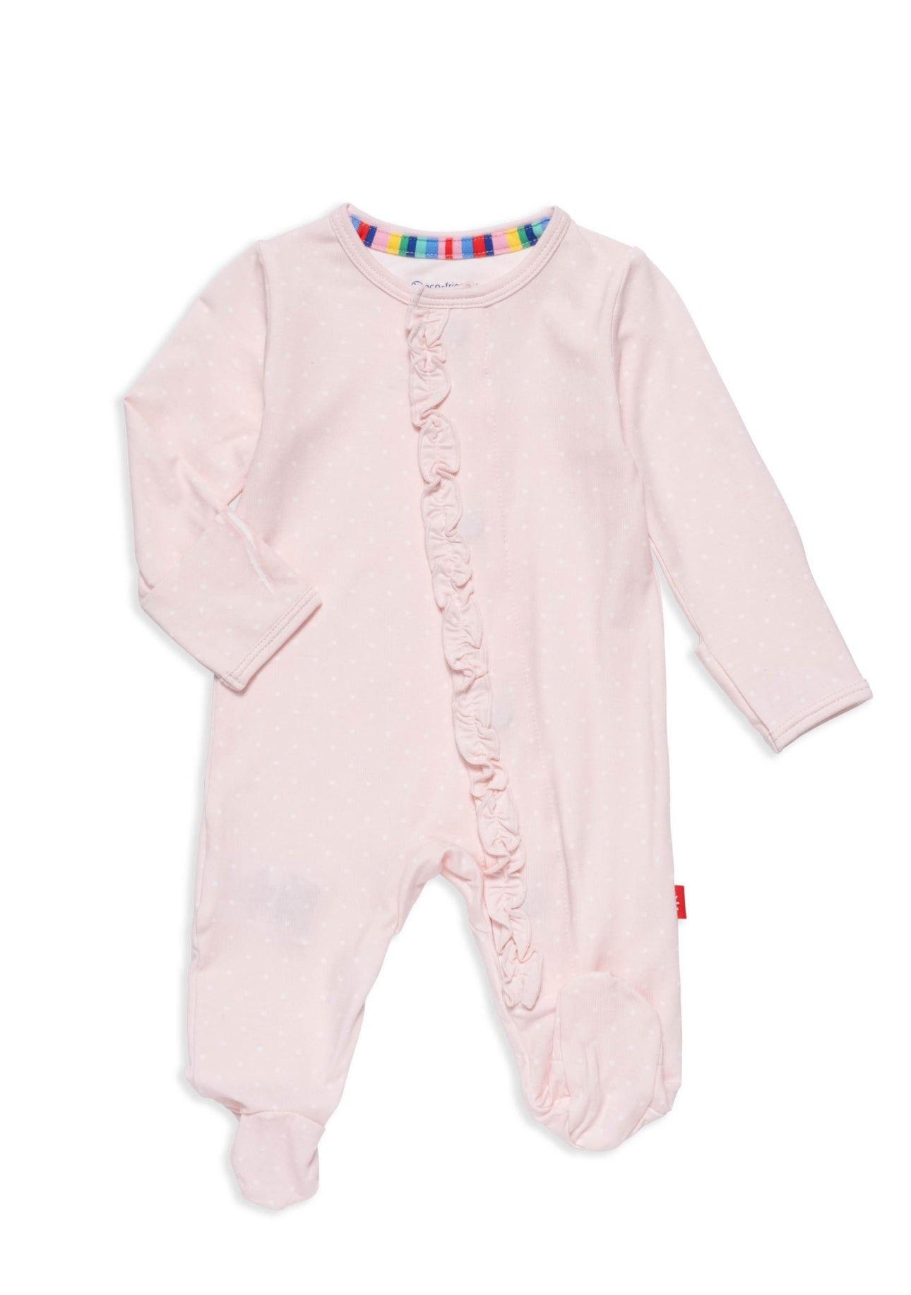 Pin Dot Pink Ruffle