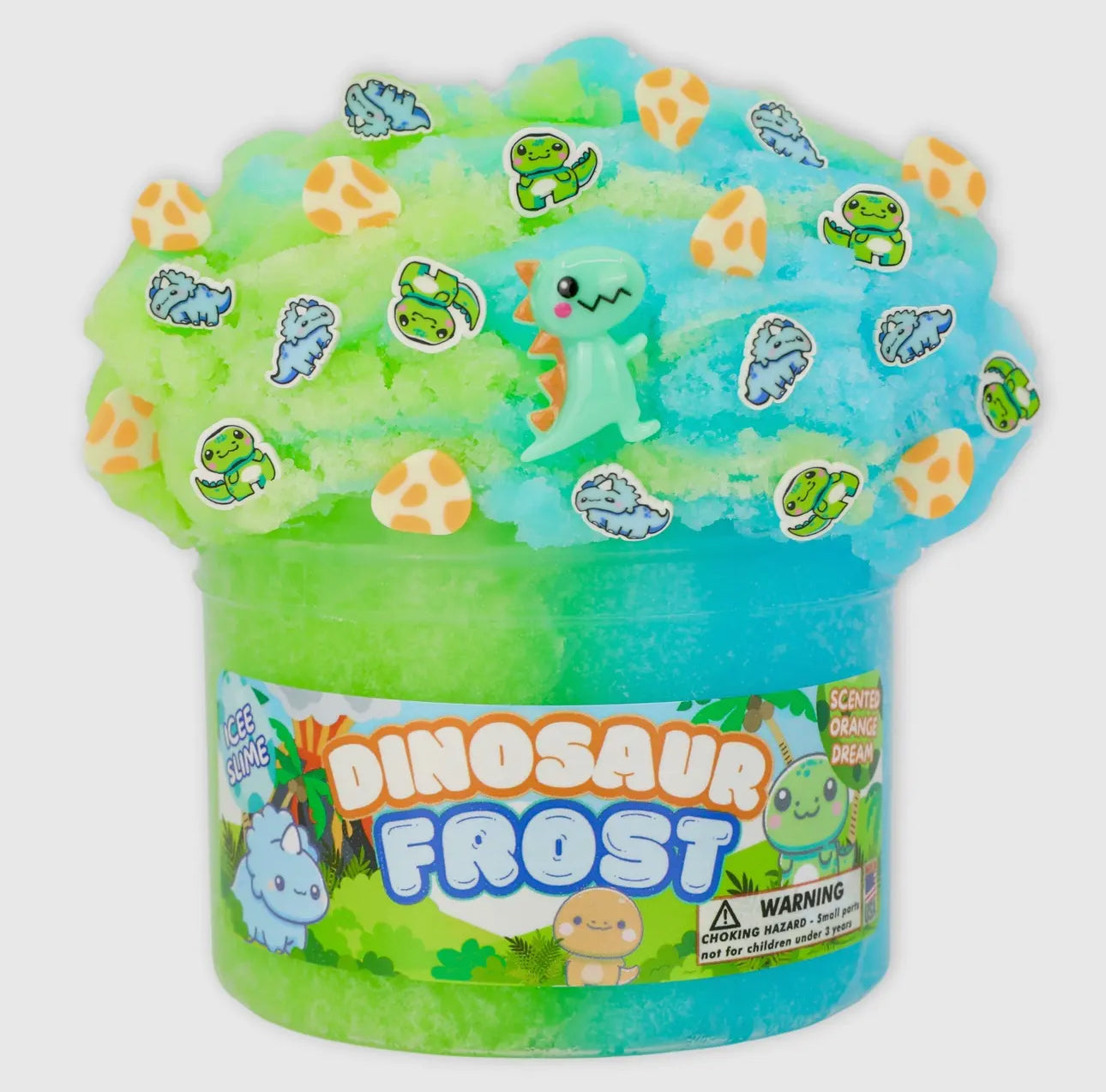 Dinosaur Frost Ice Textured Slime