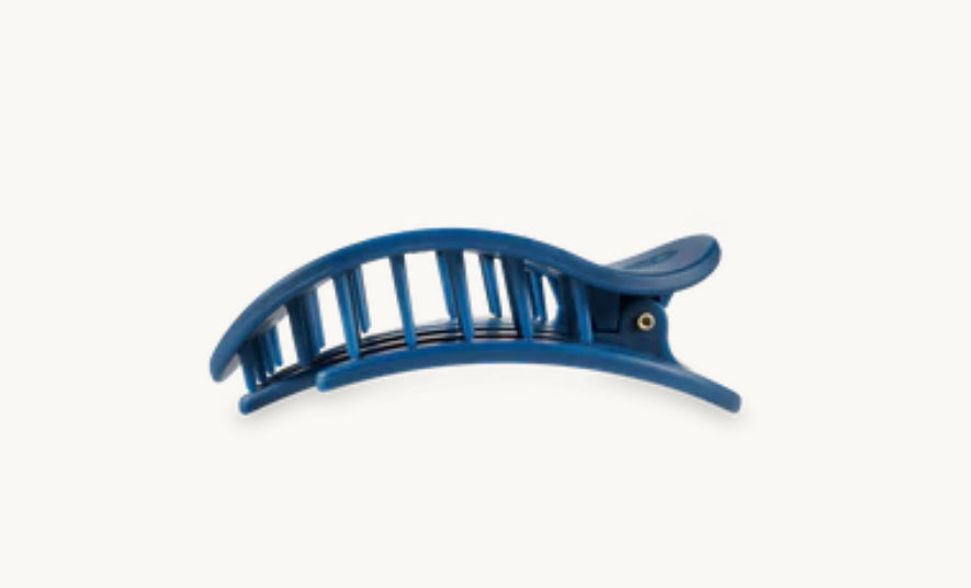 Midnight Rain Medium Round Flat Hair Clip
