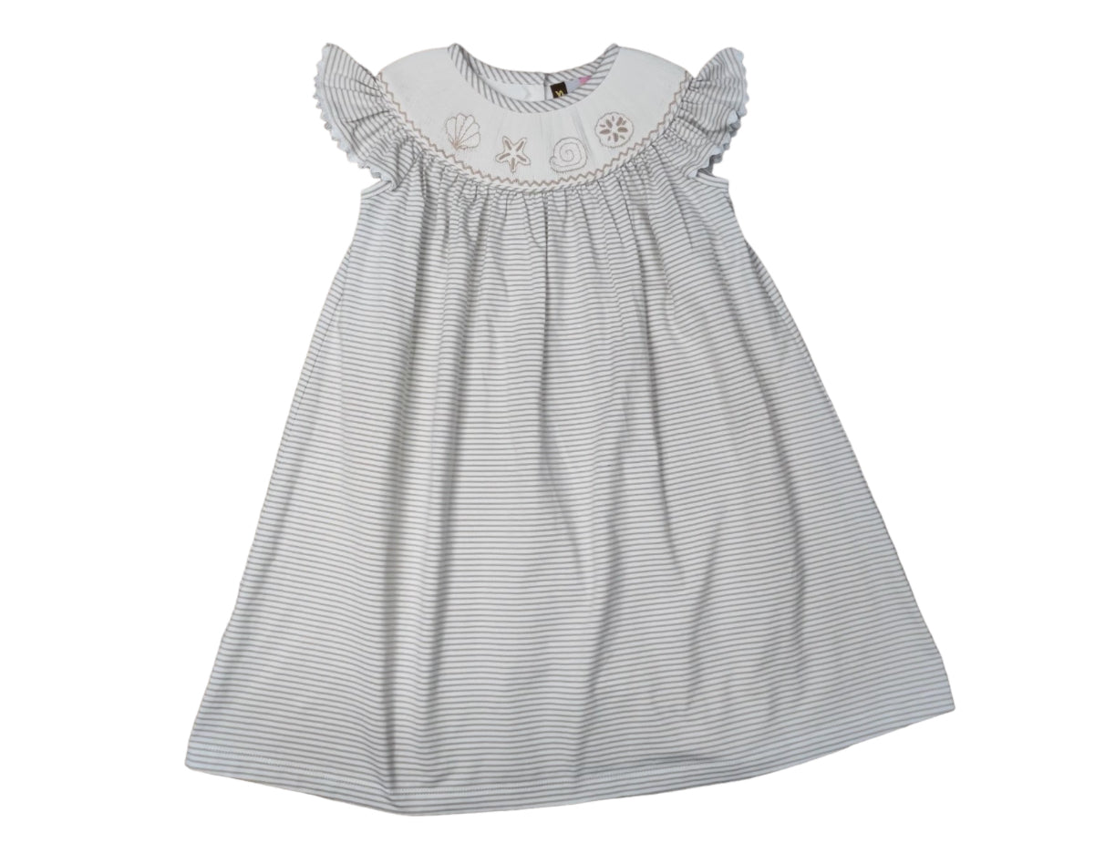 Seashell Smocked A/S Bishop