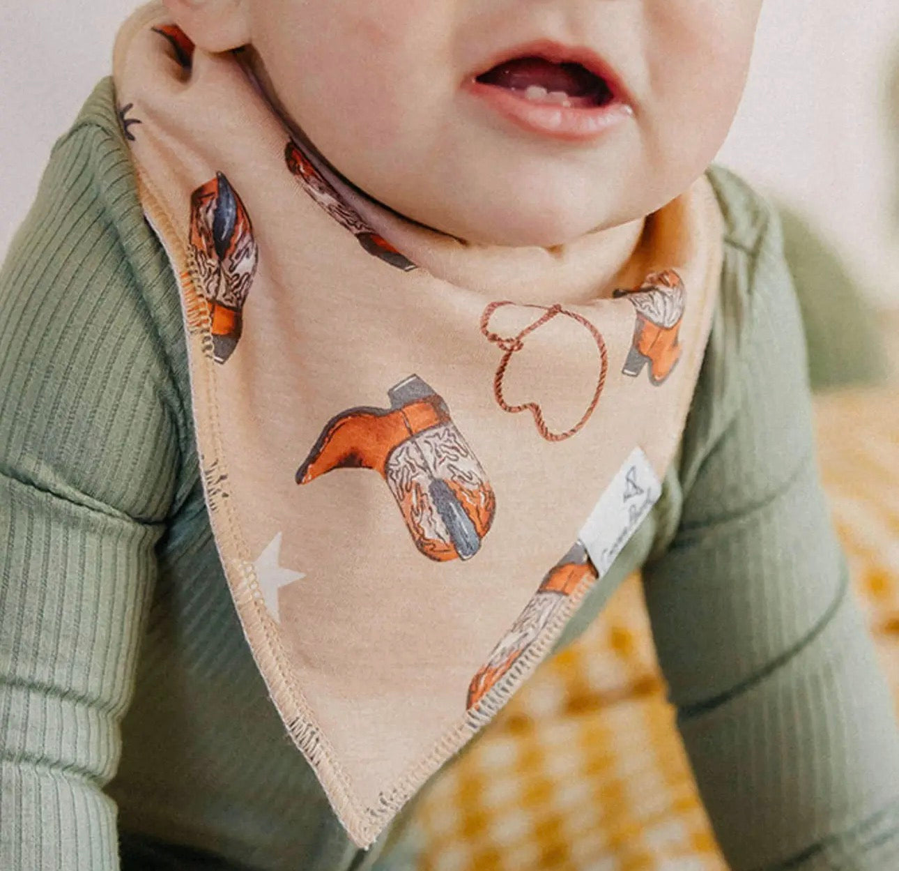 Boone- 4 Pack Baby Bandana Bibs