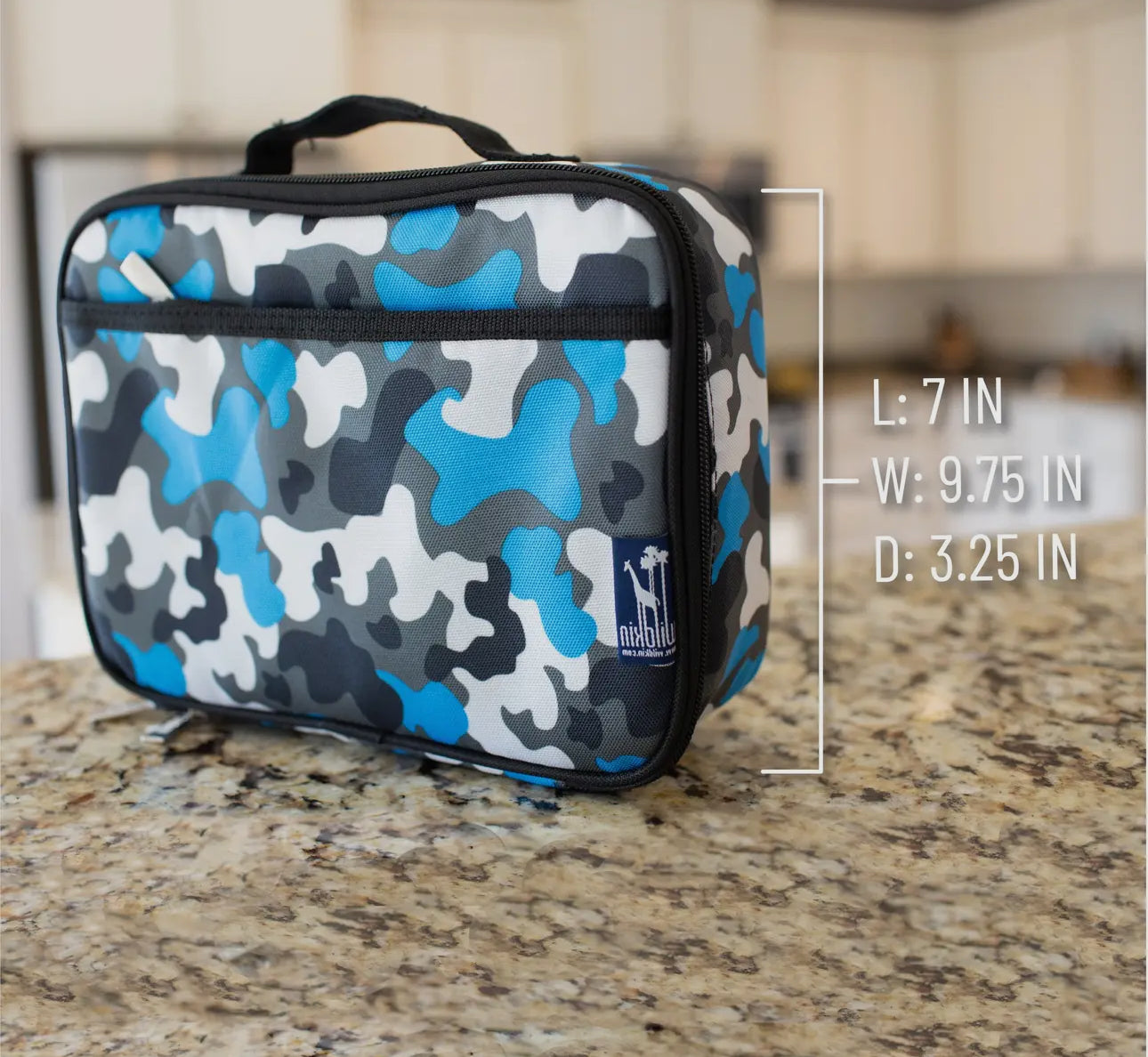 Blue Camo Lunch Box