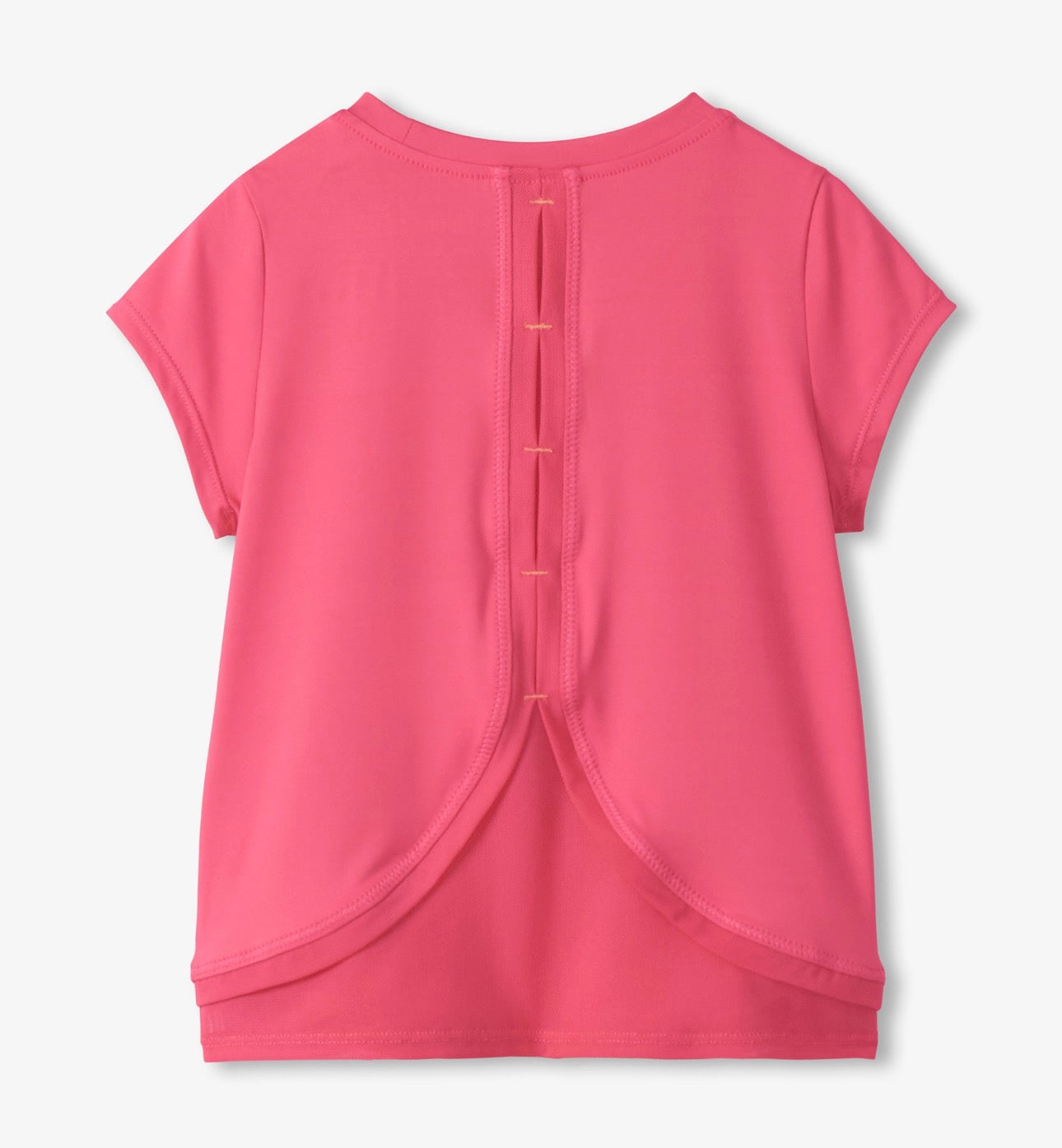 Fandango Pink Mesh Trim Tee