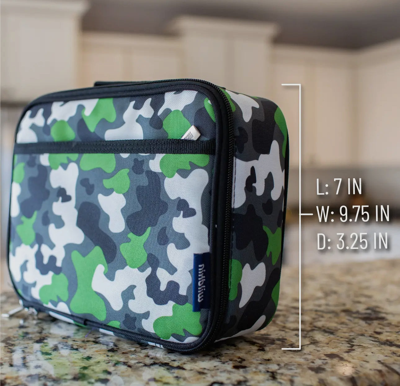 Green Camo Lunch Box