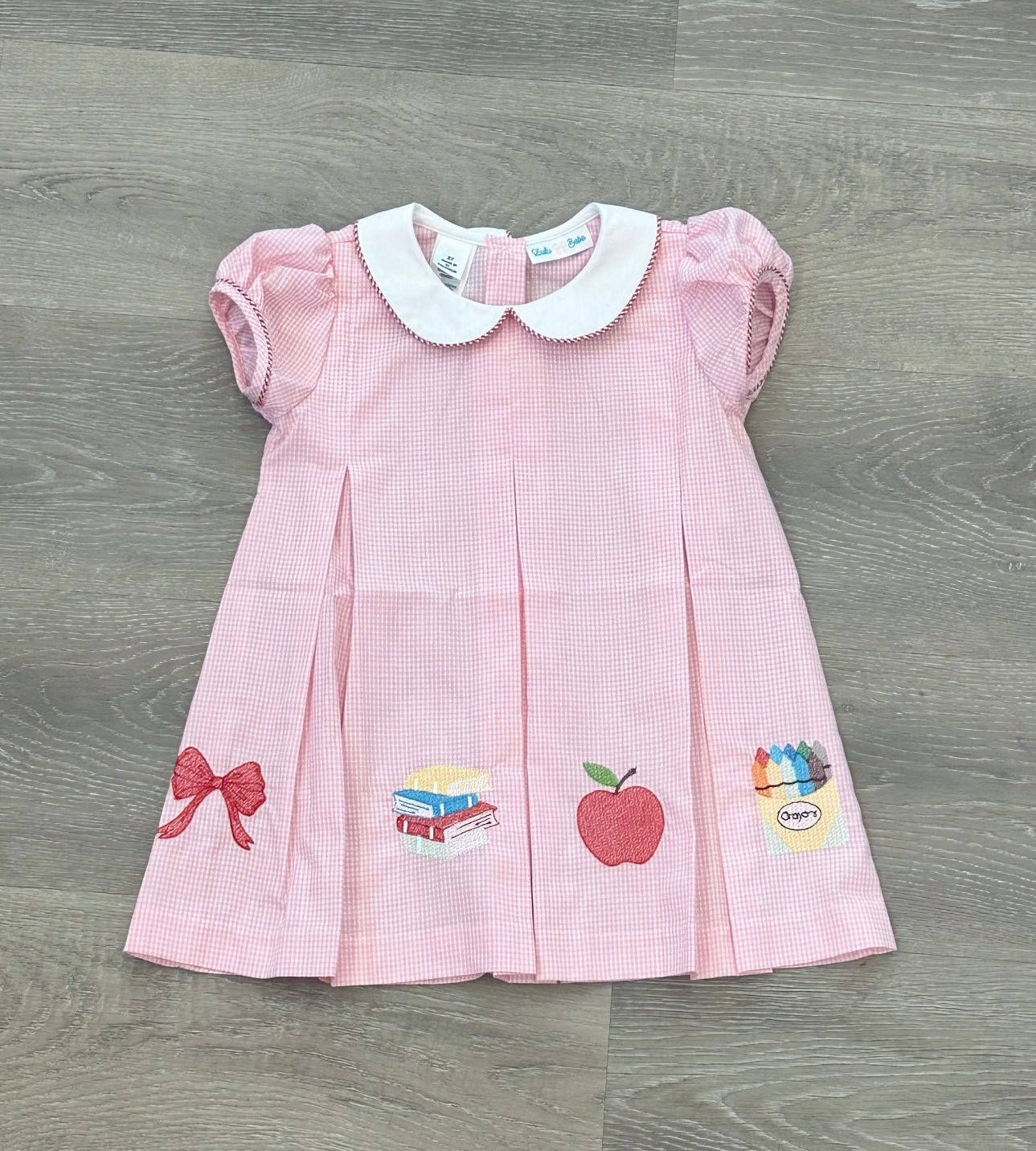 School Embroidered Dress