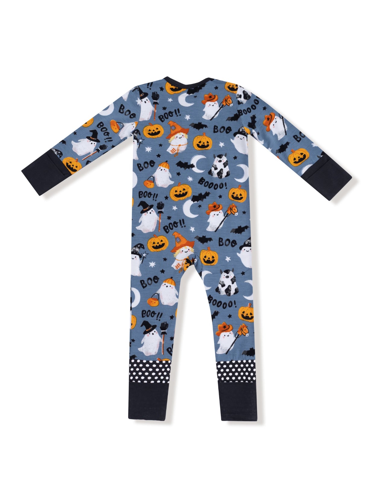 Costume Ghost-Glow in the Dark- 2 Way Zipper