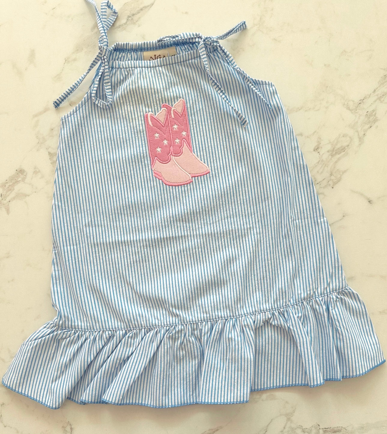 Pink Boots Dress