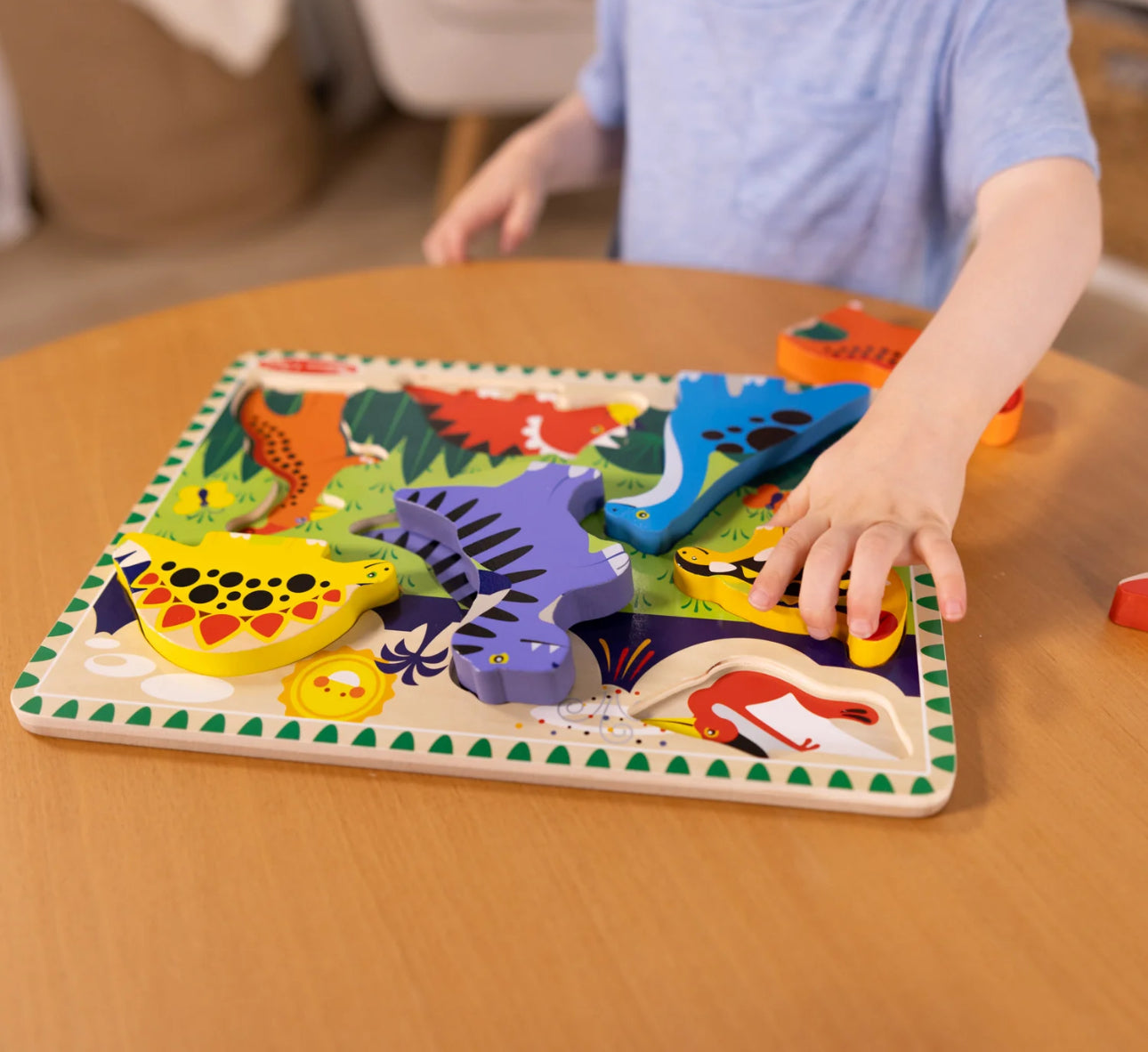Dinosaurs Chunky Puzzle - 7 Pieces