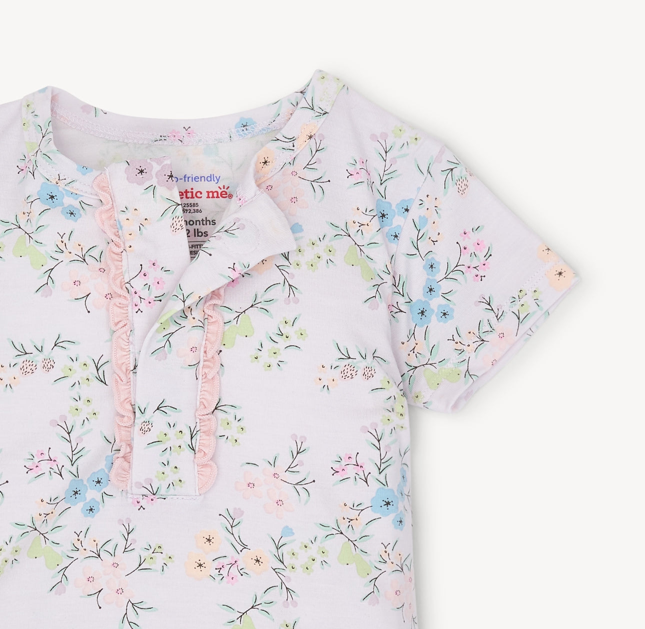 Emily Modal S/S Short Pajamas w/ Ruffle