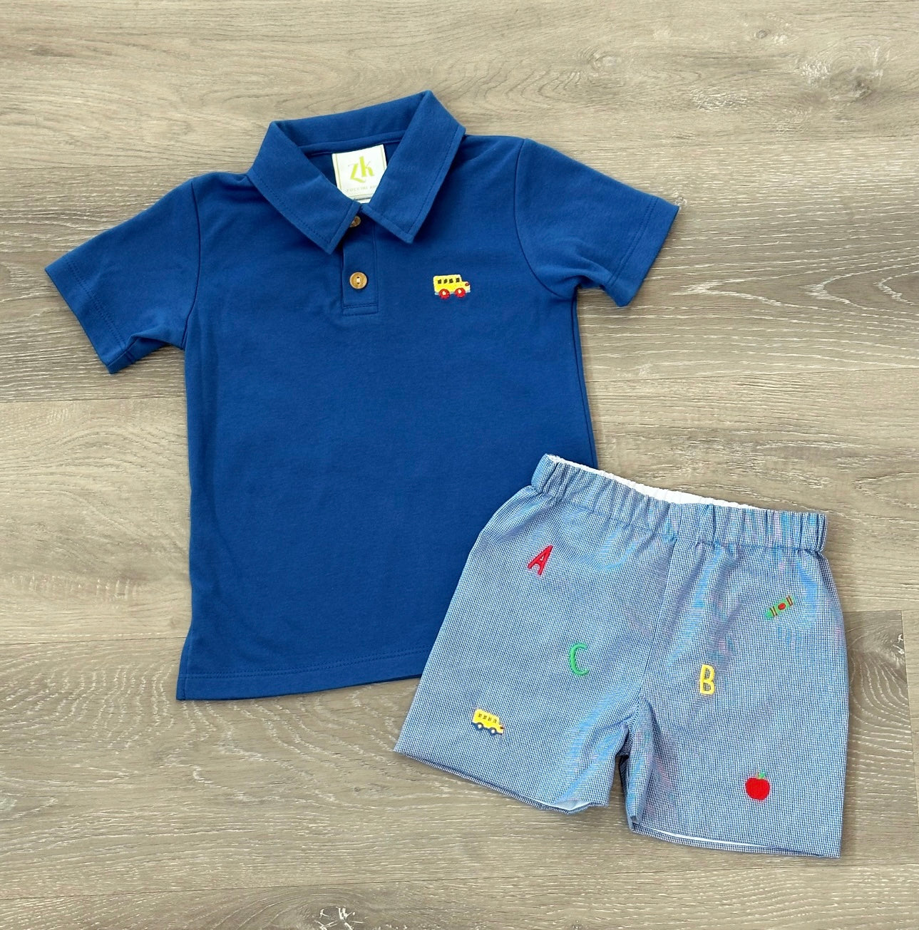 ABC Leo Short, Royal Blue Micro