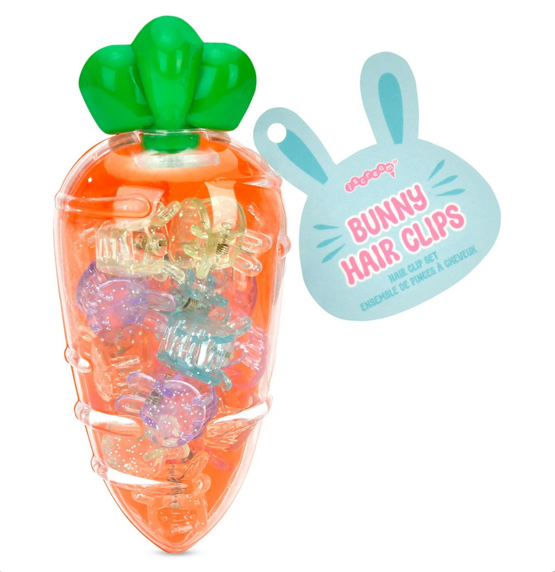 Carrot Mini Bunny Clips