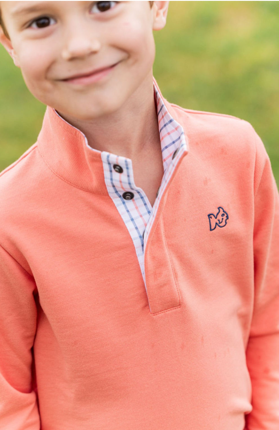 Boys Sport Snap Pullover