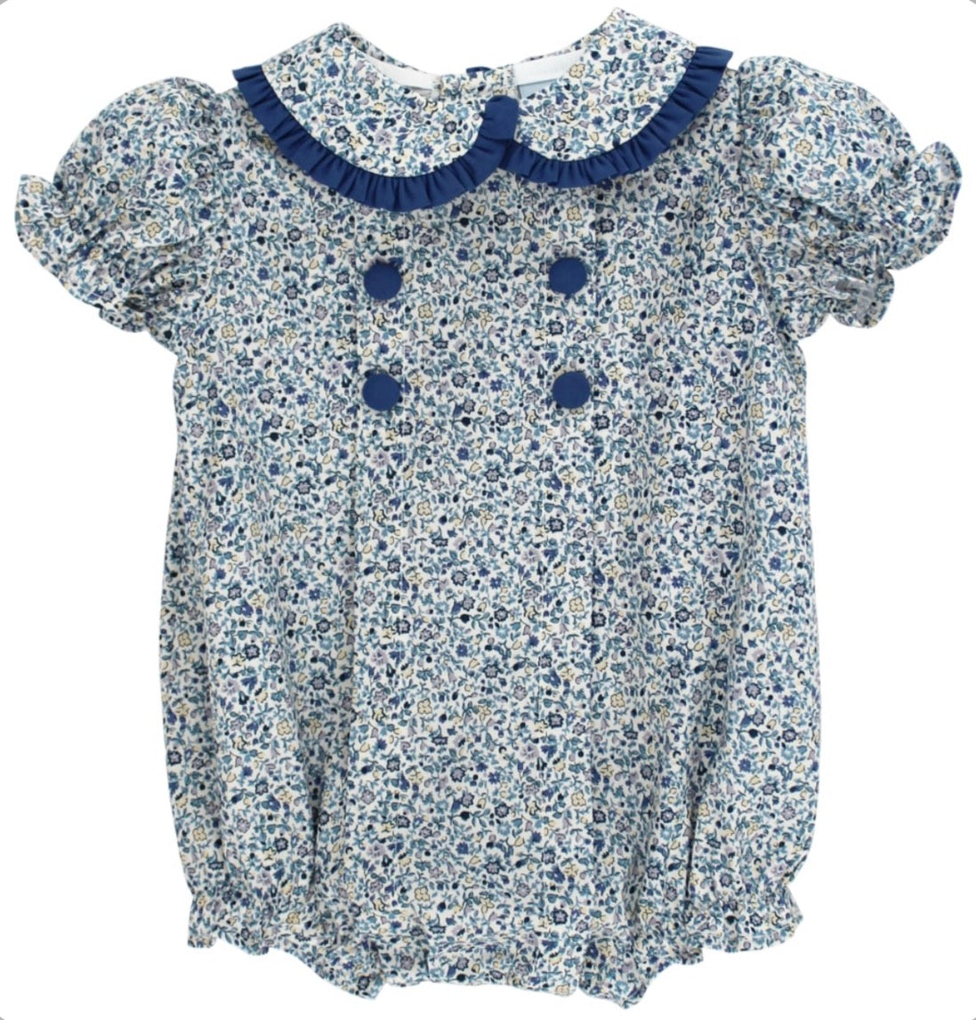 Posh Posies with Cornflower - Girls Bubble Short